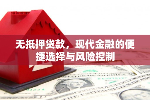 雨山无抵押贷款，现代金融的便捷选择与风险控制