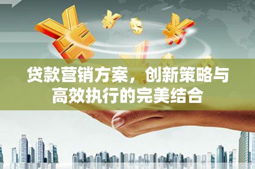 巩留贷款营销方案，创新策略与高效执行的完美结合