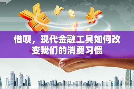 南陵借呗，现代金融工具如何改变我们的消费习惯