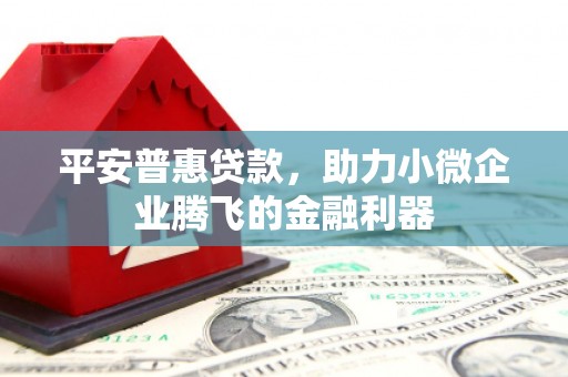 吴川平安普惠贷款，助力小微企业腾飞的金融利器