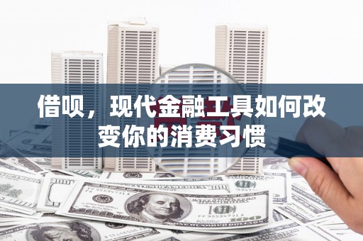 汶川借呗，现代金融工具如何改变你的消费习惯