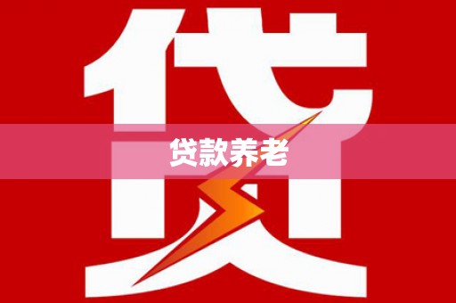 抚州贷款养老
