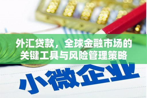 武胜外汇贷款，全球金融市场的关键工具与风险管理策略