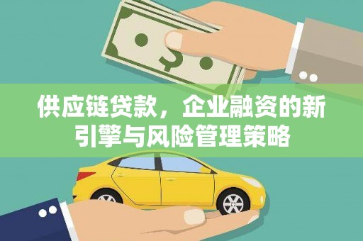 南竿供应链贷款，企业融资的新引擎与风险管理策略